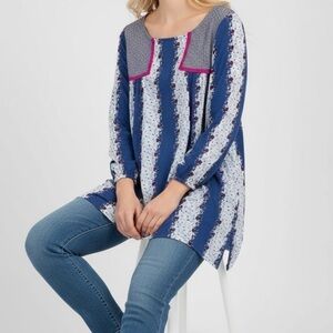 MATILDA JANE - STYLE: A QUICK GETAWAY TOP - SIZE MEDIUM -COTTAGE CORE PRAIRE B19